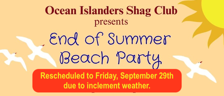 End of Summer Beach Party!